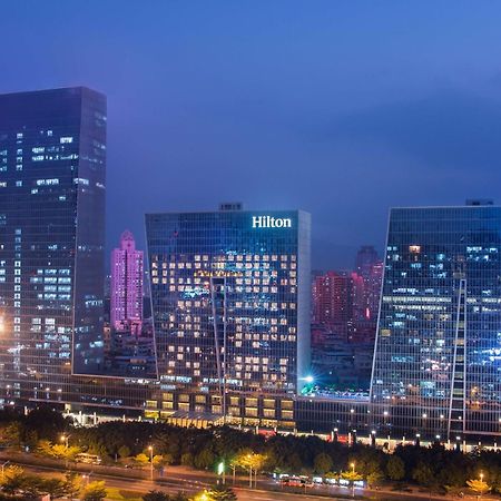Hilton Shenzhen Futian, Metro Station At Hotel Front Door, Close To Futian Convention & Exhibition Center Exterior foto