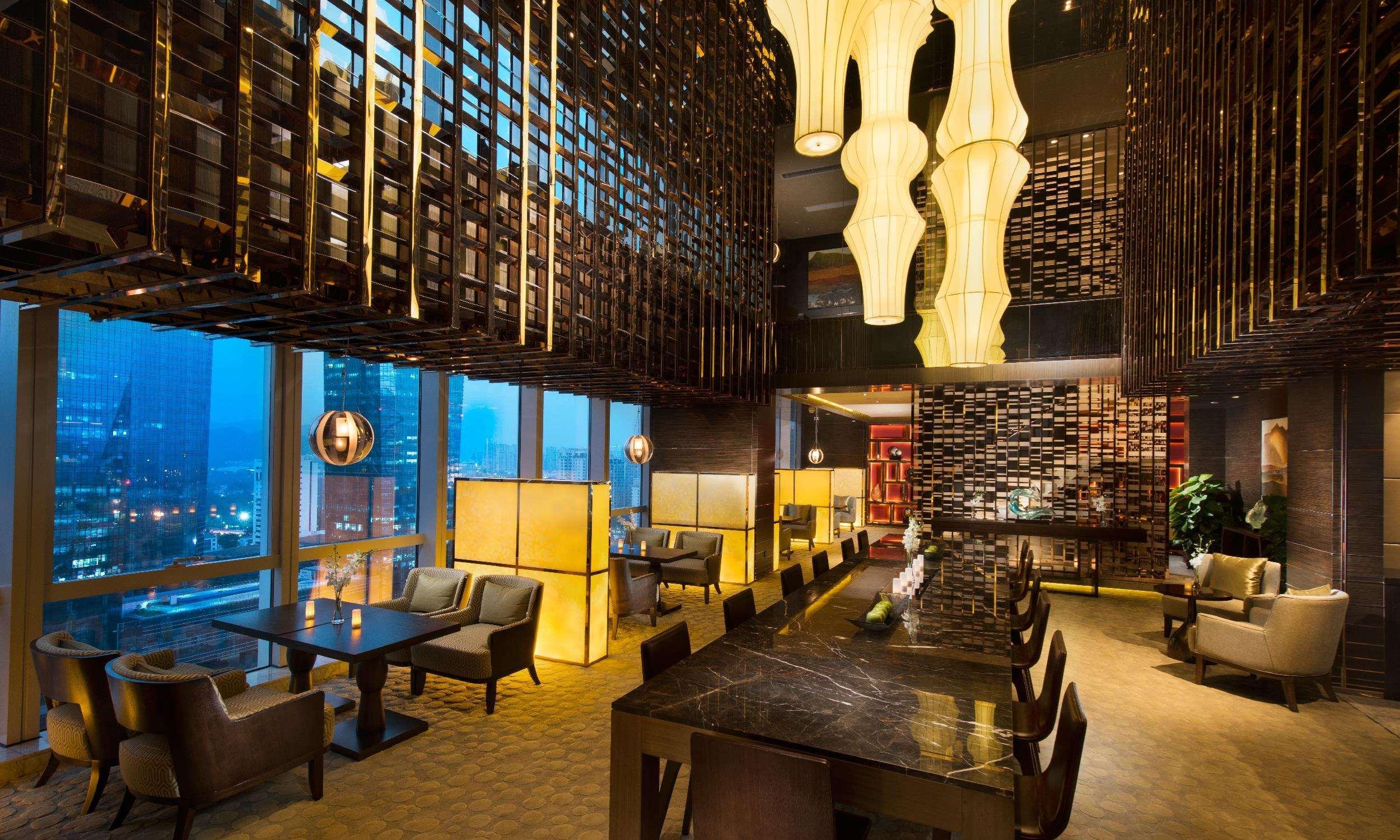 Hilton Shenzhen Futian, Metro Station At Hotel Front Door, Close To Futian Convention & Exhibition Center Exterior foto