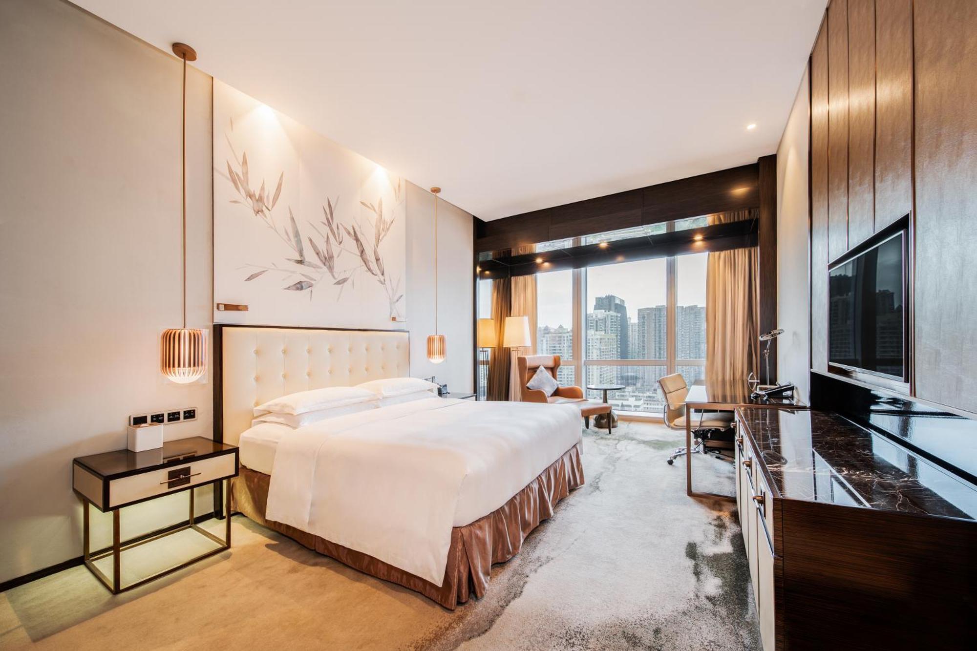 Hilton Shenzhen Futian, Metro Station At Hotel Front Door, Close To Futian Convention & Exhibition Center Exterior foto