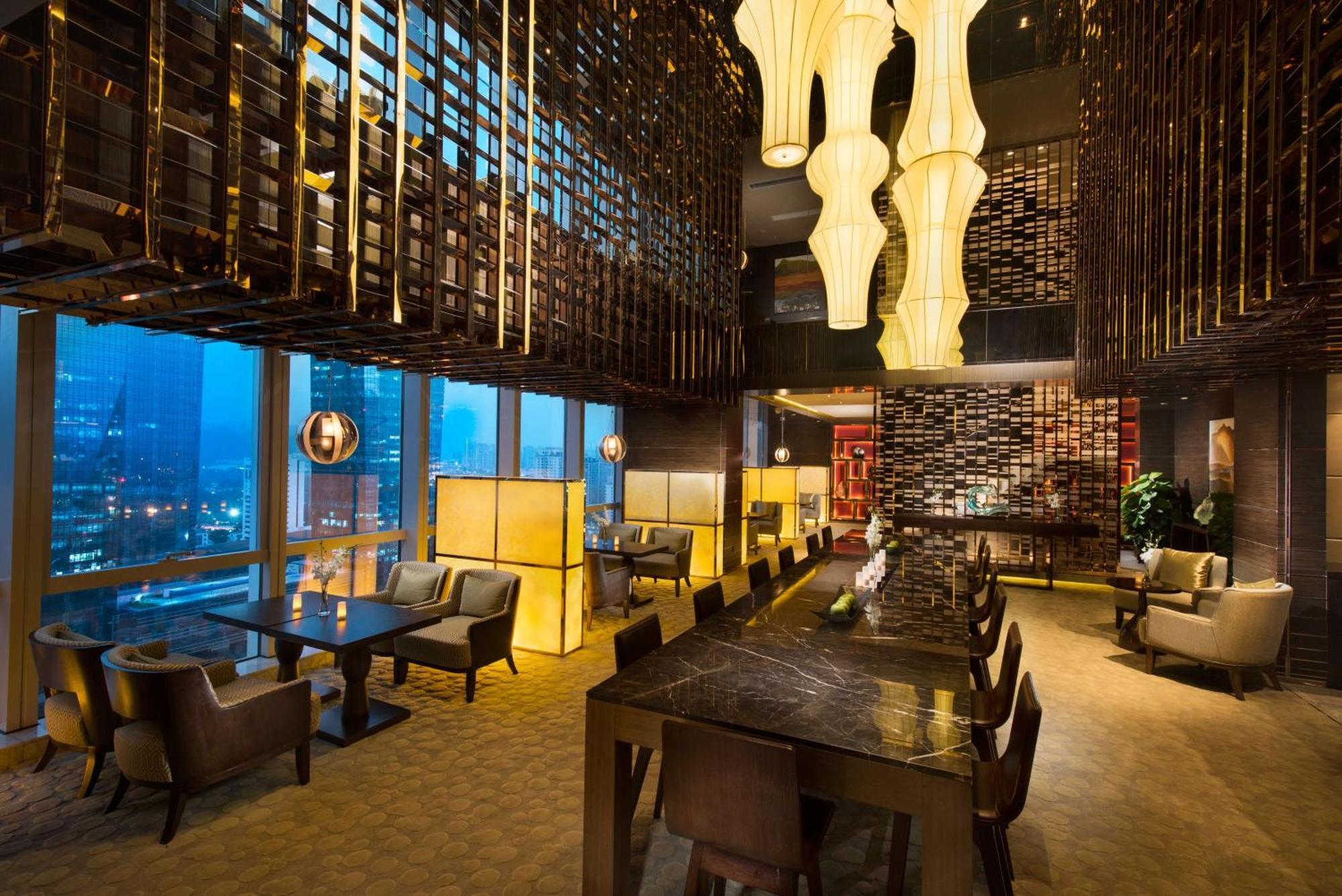 Hilton Shenzhen Futian, Metro Station At Hotel Front Door, Close To Futian Convention & Exhibition Center Exterior foto