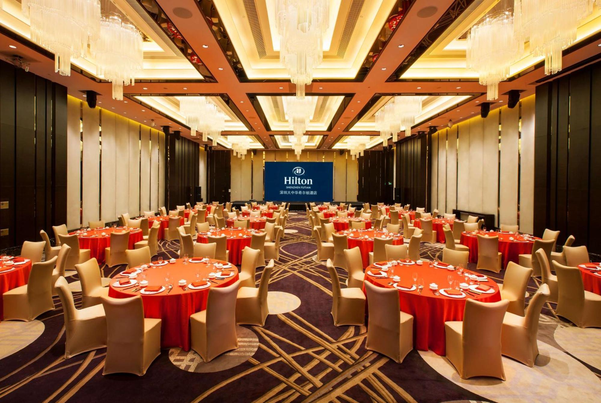Hilton Shenzhen Futian, Metro Station At Hotel Front Door, Close To Futian Convention & Exhibition Center Exterior foto