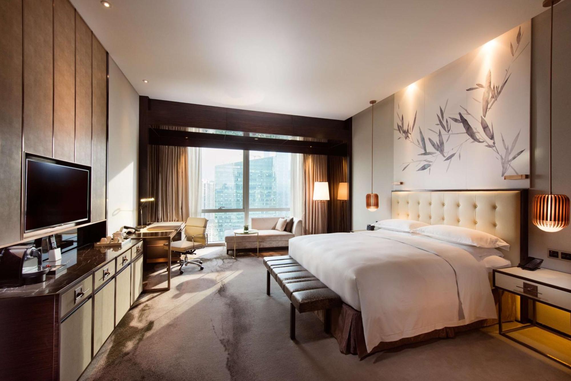 Hilton Shenzhen Futian, Metro Station At Hotel Front Door, Close To Futian Convention & Exhibition Center Exterior foto