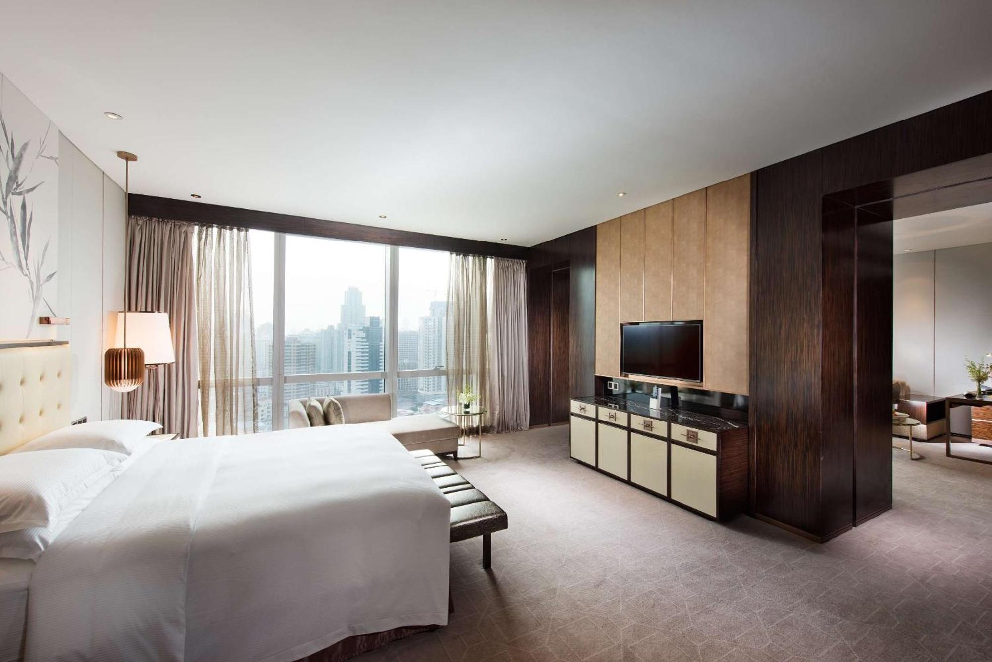 Hilton Shenzhen Futian, Metro Station At Hotel Front Door, Close To Futian Convention & Exhibition Center Exterior foto