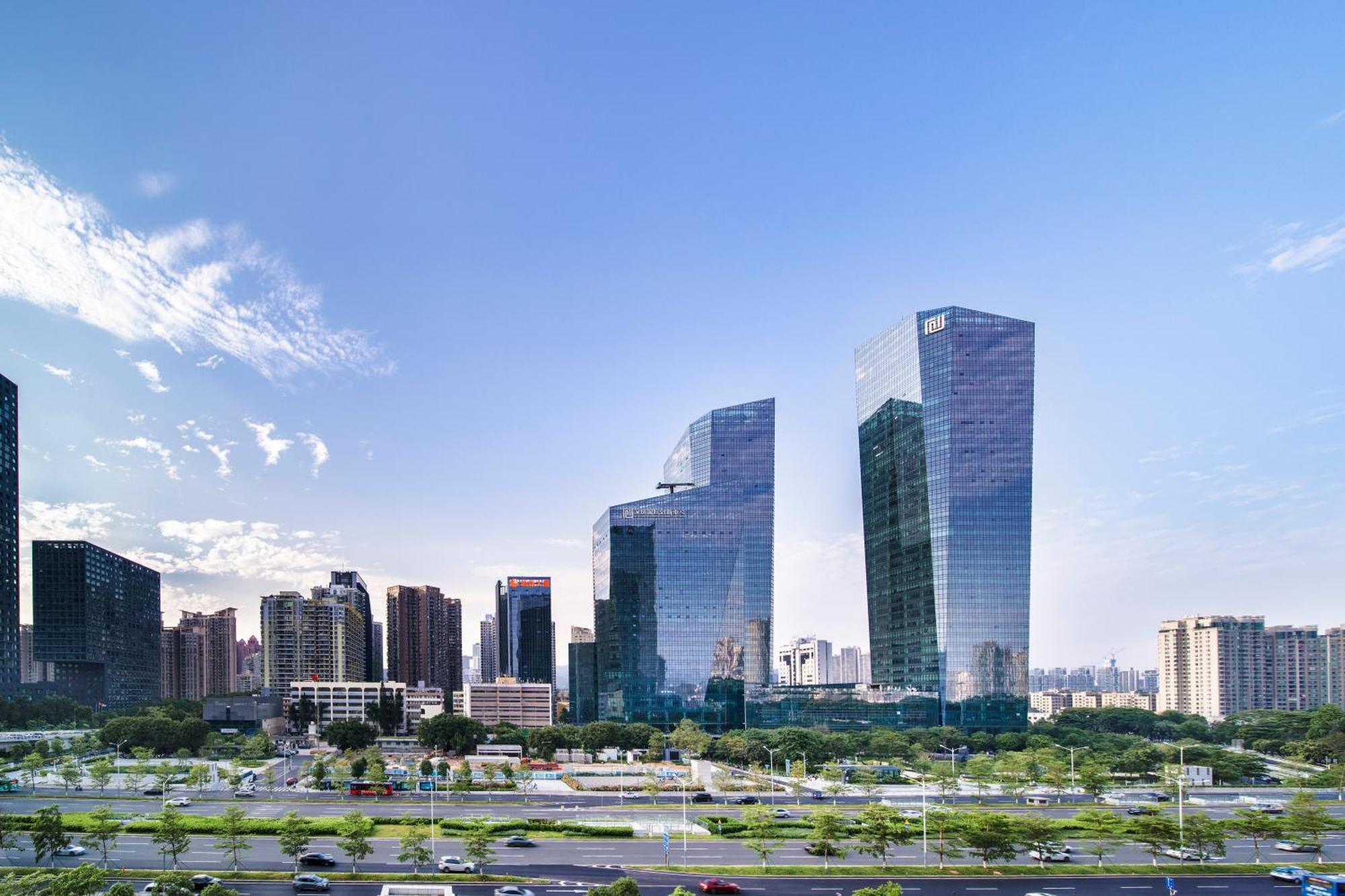 Hilton Shenzhen Futian, Metro Station At Hotel Front Door, Close To Futian Convention & Exhibition Center Exterior foto